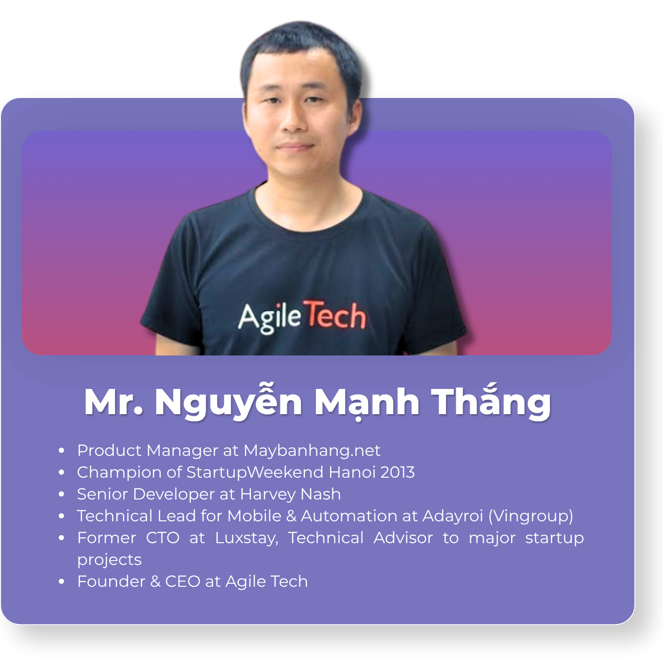 Mr. Nguyễn Mạnh Thắng - Board of Mentors